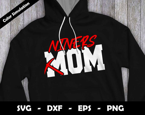 Niners Mom SVG Cut File, Niners logo SVG Design, Niners Mom Football, T-Shirt Sublimation Design Png SVG Arthur Arellano 