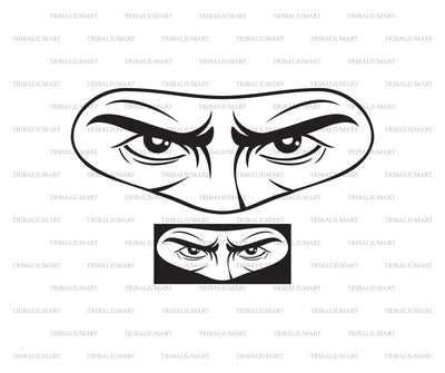 Ninja Eyes SVG TribaliumArtSF 