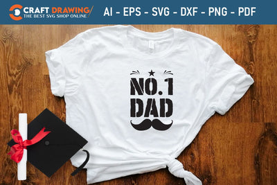 No 1 Dad Father's Day svg, Funny Father's Day svg, Funny Father's Day Gift, Step-Dad Father's Day, Funny Dad svg, Dad svg, svg png dxf SVG Debashish Barman 