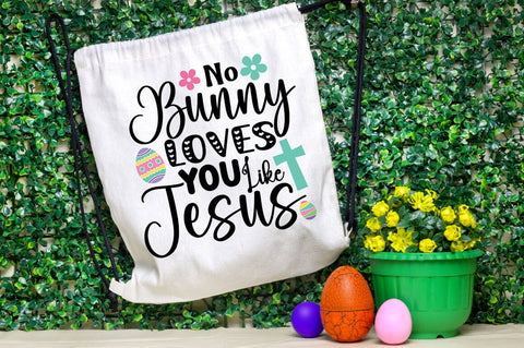 No Bunny Loves You Like Jesus SVG Design SVG Designangry 