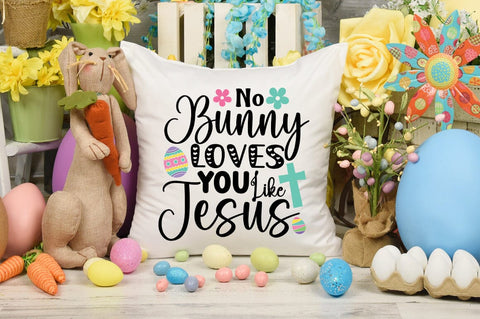 No Bunny Loves You Like Jesus SVG Design SVG Designangry 