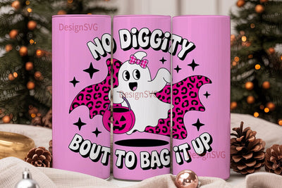 No Diggity Halloween 20oz Tumbler Sublimation DesignSVG 