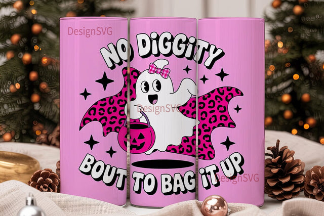 No Diggity Halloween 20oz Tumbler Sublimation DesignSVG 