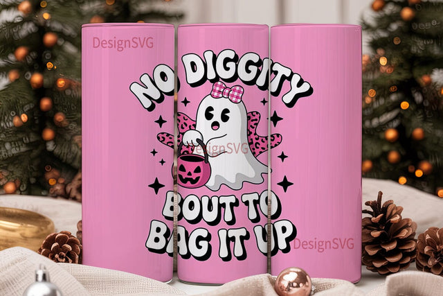 No Diggity Halloween 20oz Tumbler Sublimation DesignSVG 