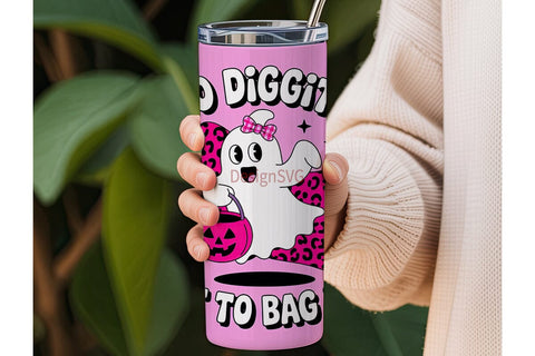 No Diggity Halloween 20oz Tumbler Sublimation DesignSVG 