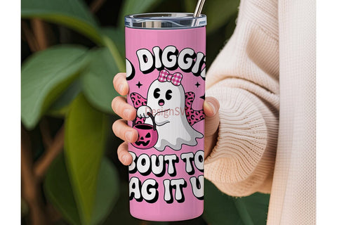 No Diggity Halloween 20oz Tumbler Sublimation DesignSVG 