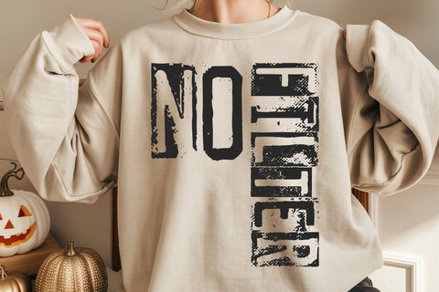 No Filter Typography Design SVG DesignDestine 