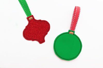 No-Fray Fabric Christmas Ornament ITH Applique Embroidery Duo Embroidery/Applique DESIGNS Risa Rocks It 