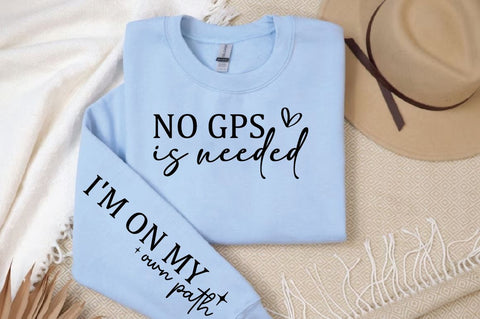No gps is needed Sleeve SVG Design SVG Designangry 