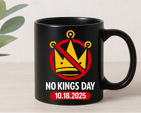 No Kings Day PNG Anti King Crown Design SVG BillahCrafts 