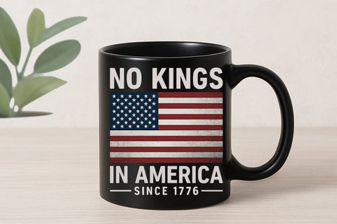 No Kings in America 1776 SVG Patriotic American Flag Cut File SVG BillahCrafts 