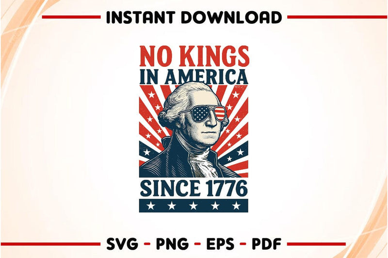 No Kings in America Since 1776 SVG SVG BillahCrafts 