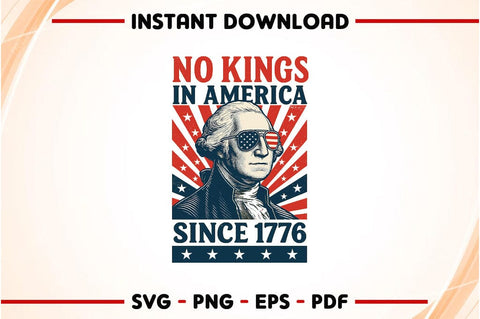 No Kings in America Since 1776 SVG SVG BillahCrafts 