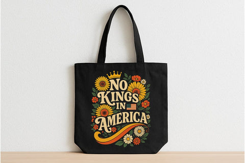 No Kings in America SVG Patriotic 4th of July Retro USA Cut File SVG BillahCrafts 