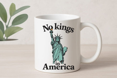 No Kings in America SVG Statue of Liberty Patriotic Quote Cut File SVG BillahCrafts 