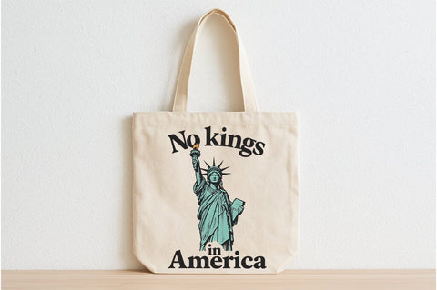 No Kings in America SVG Statue of Liberty Patriotic Quote Cut File SVG BillahCrafts 