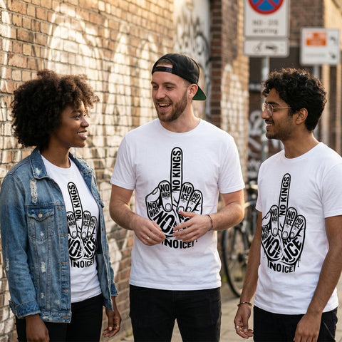 No Kings SVG, PNG, Patriotic Shirt Design, Anti War Svg, No War No Kings No ICE Svg, No Kings In America Cricut Cut File SVG HappyDesignStudio 