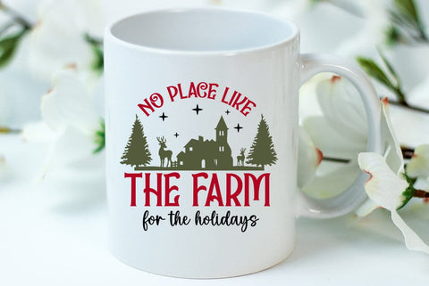 No place like the farm for the holidays SVG SVG FiveStarCrafting 