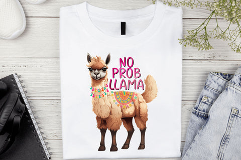 No prob llama Sublimation Design Sublimation Regulrcrative 