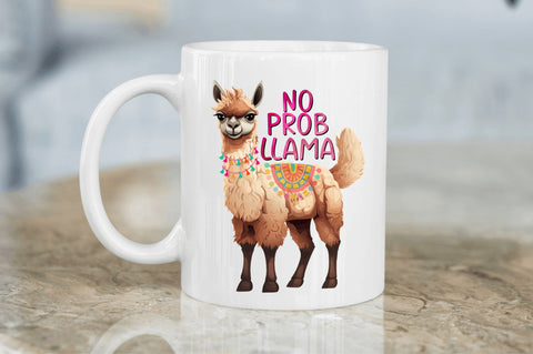 No prob llama Sublimation Design Sublimation Regulrcrative 