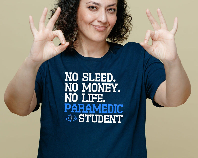 No Sleep No Money No Life Paramedic Student EMT Svg Png, First Responder Gift, EMT Star of Life, EMS Svg, Svg Files for Cricut Silhouette SVG DesignDestine 
