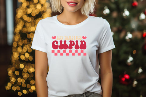 No Thanks Cupid - Funny Retro Valentine SVG SVG CraftLabSVG 