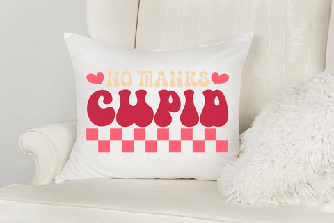 No Thanks Cupid - Funny Retro Valentine SVG SVG CraftLabSVG 