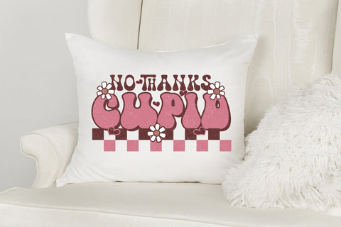 No Thanks Cupid | Groovy Valentines Sublimation Sublimation CraftLabSVG 