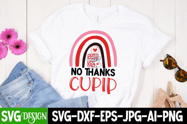No thanks Cupid SVG Cut File, No thanks Cupid Sublimation Design PNG, Valentine's Day SVG Cut File,Happy Valentine's Day SVG ,Valentine SVG Bundle, Love SVG Bundle SVG BlackCatsMedia 