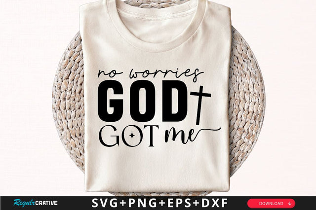 No worries god got me Sleeve SVG Design, Christian Sleeve SVG, Faith SVG Design, Jesus Sleeve SVG SVG Regulrcrative 