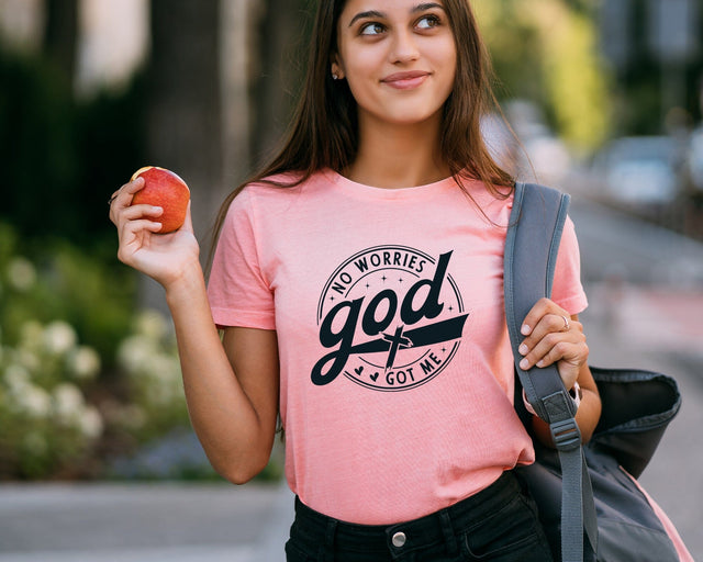 No Worries God Got Me Svg Png, Christian Svg, Religious Svg, You Matter Svg, You Are Enough Svg, Faith Svg, Self Love Svg, Love Like Jesus Svg SVG DesignDestine 