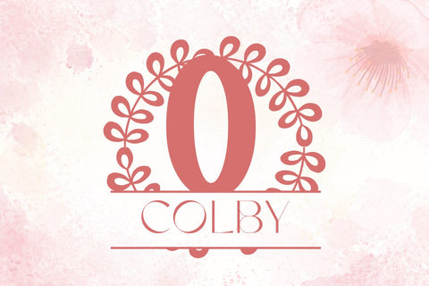 Noblecraft Split Monogram Font Font Dm Letter Studio 