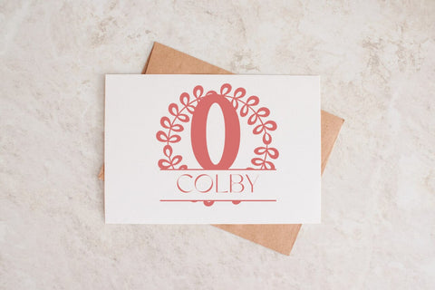 Noblecraft Split Monogram Font Font Dm Letter Studio 