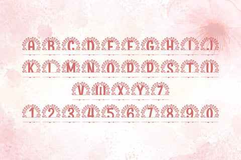 Noblecraft Split Monogram Font Font Dm Letter Studio 