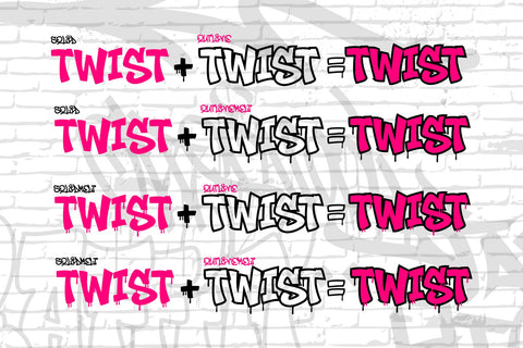 Noctra Drip | 4 Style Graffiti Font Solid, Melted & Outline Font Mozzatype 