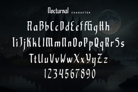 Nocturnal - Display Font Font Alpaprana Studio 