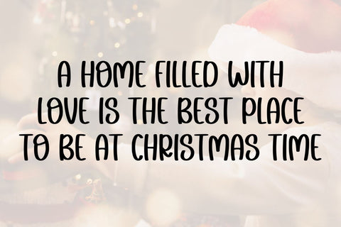 Noel Nostalgia Font Masyafi Studio 