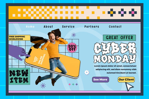 Noise Block - Pixelated Graffiti Retro Font Font Mozzatype 