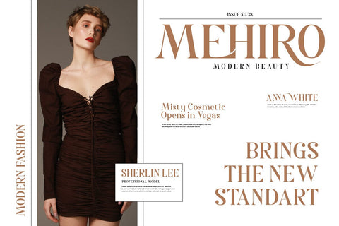 Nolaten - Serif Display Font Font twinletter 