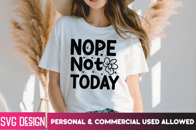 Nope Not Today SVG Cut File, Nope Not Today SVG Quotes, Sarcastic svg,Sarcastic SVG Bundle, Funny SVG Cut Files,Sarcastic,Sarcastic Cut Files,Funny SVG bundle, sarcastic quotes svg SVG BlackCatsMedia 