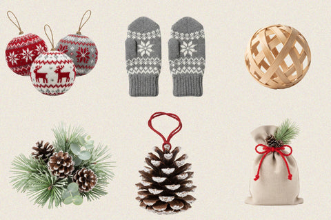 Nordic Christmas Elements Pack Sublimation SVGArt 