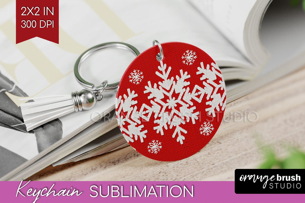 Nordic Christmas Keychain PNG - Winter Keychain Sublimation - So Fontsy