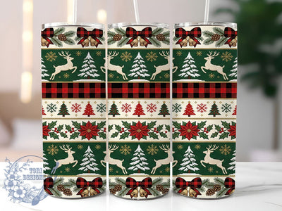 Nordic Christmas Sweater 20oz Tumbler, Nordic Christmas, Christmas Sweater, Nordic Sweater, Sweater Tumbler, Nordic Tumbler, 20oz Tumbler Wrap, Nordic Sweater PNG Sublimation ToriDesigns 