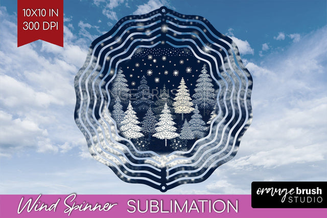 Nordic Christmas Wind Spinner Sublimation PNG Sublimation OrangeBrushStudio 