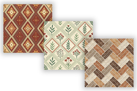 Nordic Geometric Digital Paper – Modern Scandi Aesthetic Seamless Patterns Digital Pattern FloridPrintables 