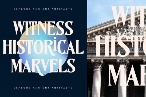 Norique - Modern Display Typeface Font Letterena Studios 