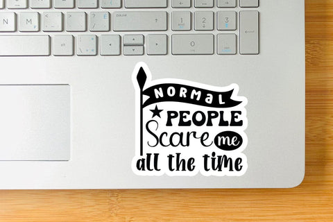 normal people scare me all the time SVG Angelina750 