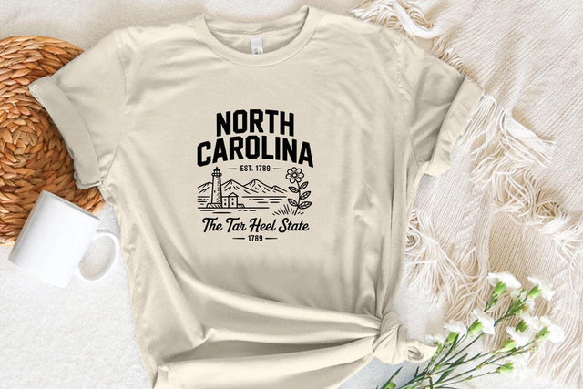 North Carolina Est. 1789 The Tar Heel State SVG Angelina750 