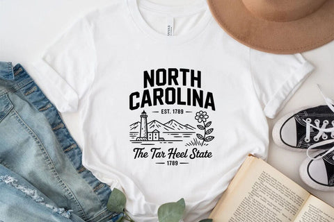 North Carolina Est. 1789 The Tar Heel State SVG Angelina750 