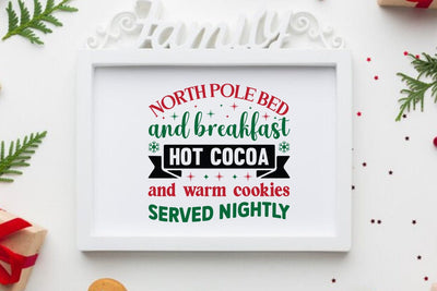 North pole bed and breakfast hot cocoa and warm cookies served nightly SVG Angelina750 